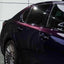 Lexus wrapped in Color Shift Glitter Black Purple Vinyl Wrap Partial