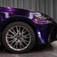 Lexus Color Shift Glitter Black Purple Vinyl Wrap 