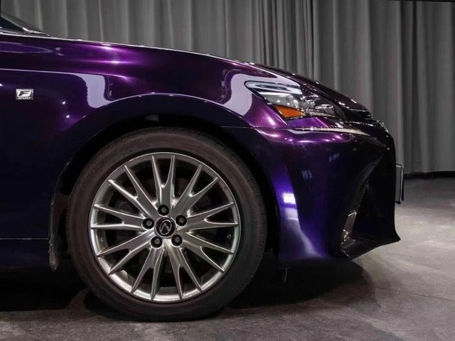 Lexus Color Shift Glitter Black Purple Vinyl Wrap 