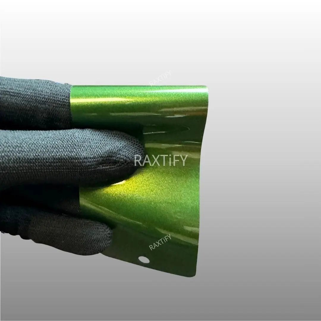 Ultra Gloss Metallic Mamba Green Paint Protection Film