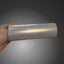 Satin Cyber Silver Gold Vinyl Wrap sample