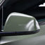 Matte Silk Army Green Vinyl Wrap on Mirror