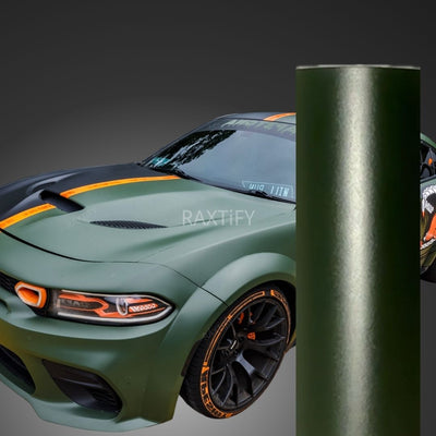 Matte Army Green Vinyl Wrap