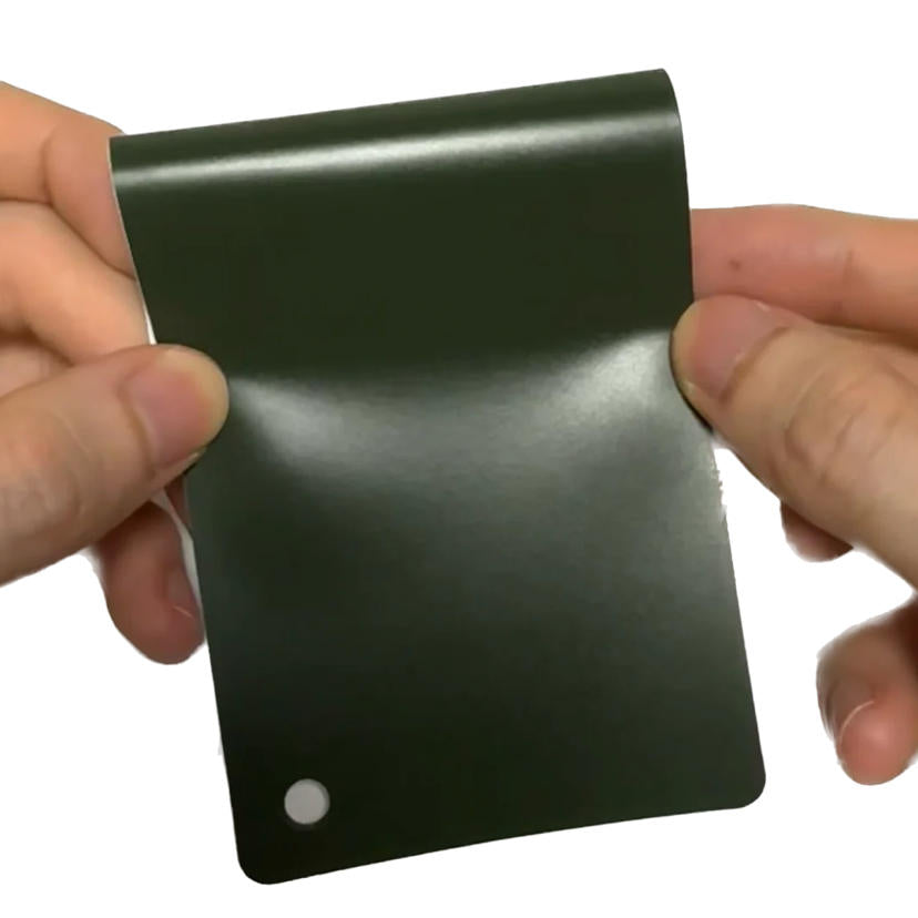 Matte Army Green Vinyl Wrap sample