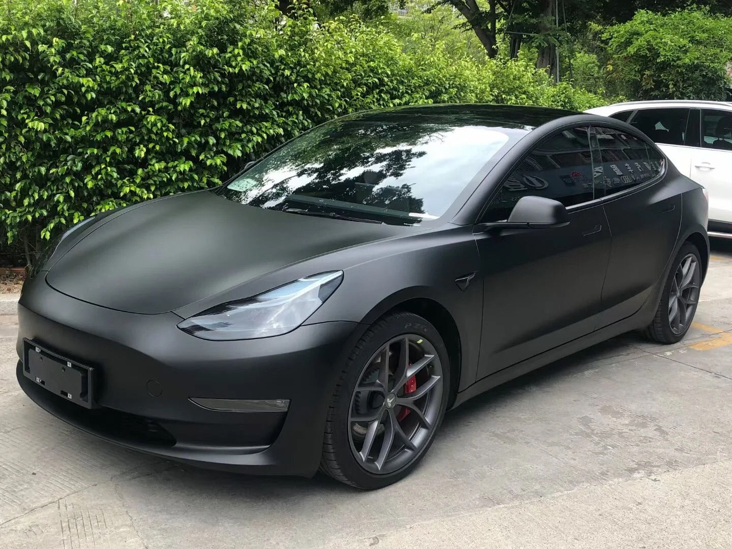 Matte Black Car Vinyl