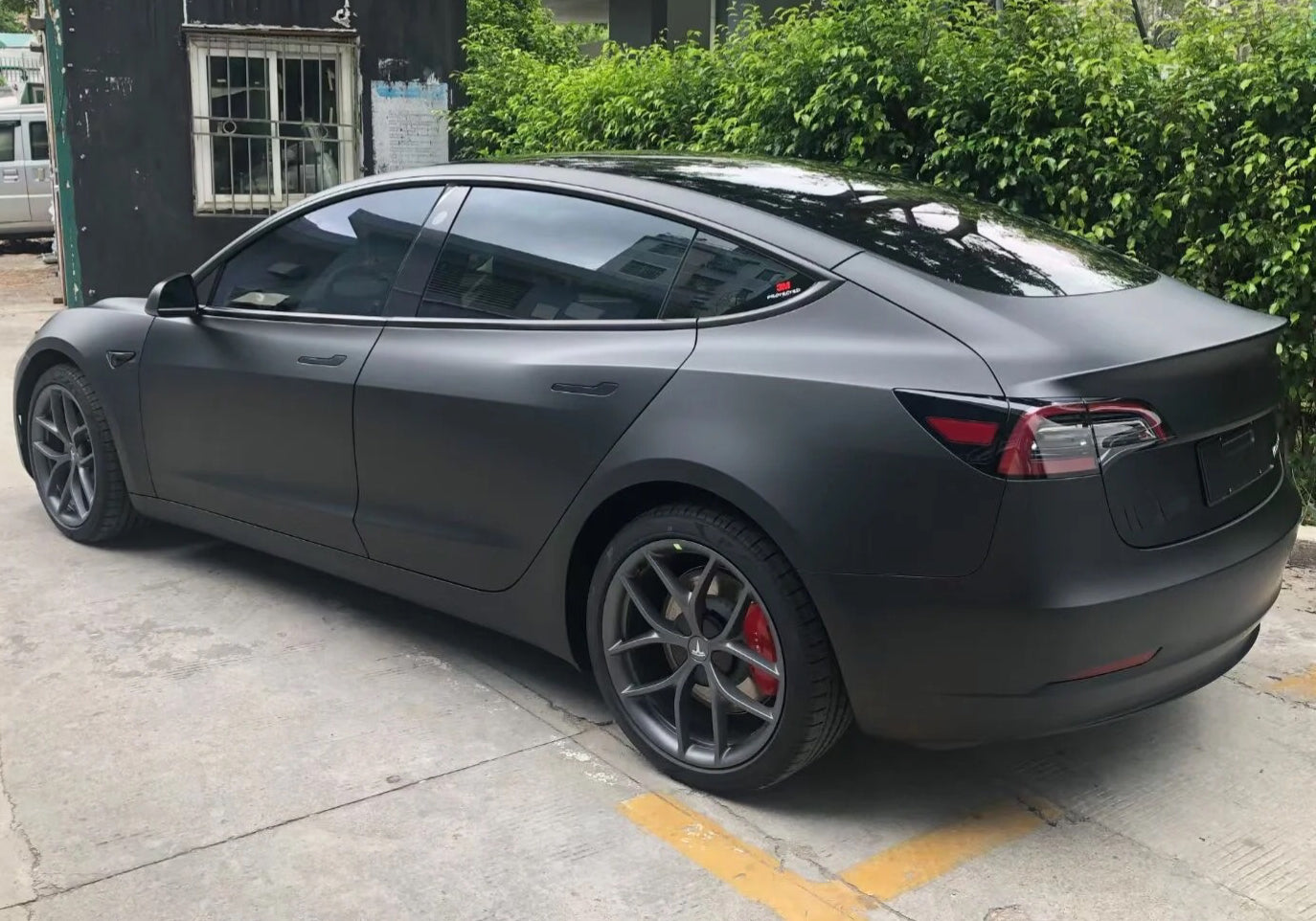Matte Black Car Vinyl