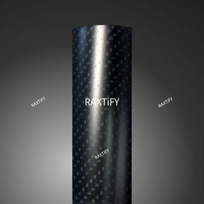 Matte Black Gold Carbon Fiber Vinyl Wrap