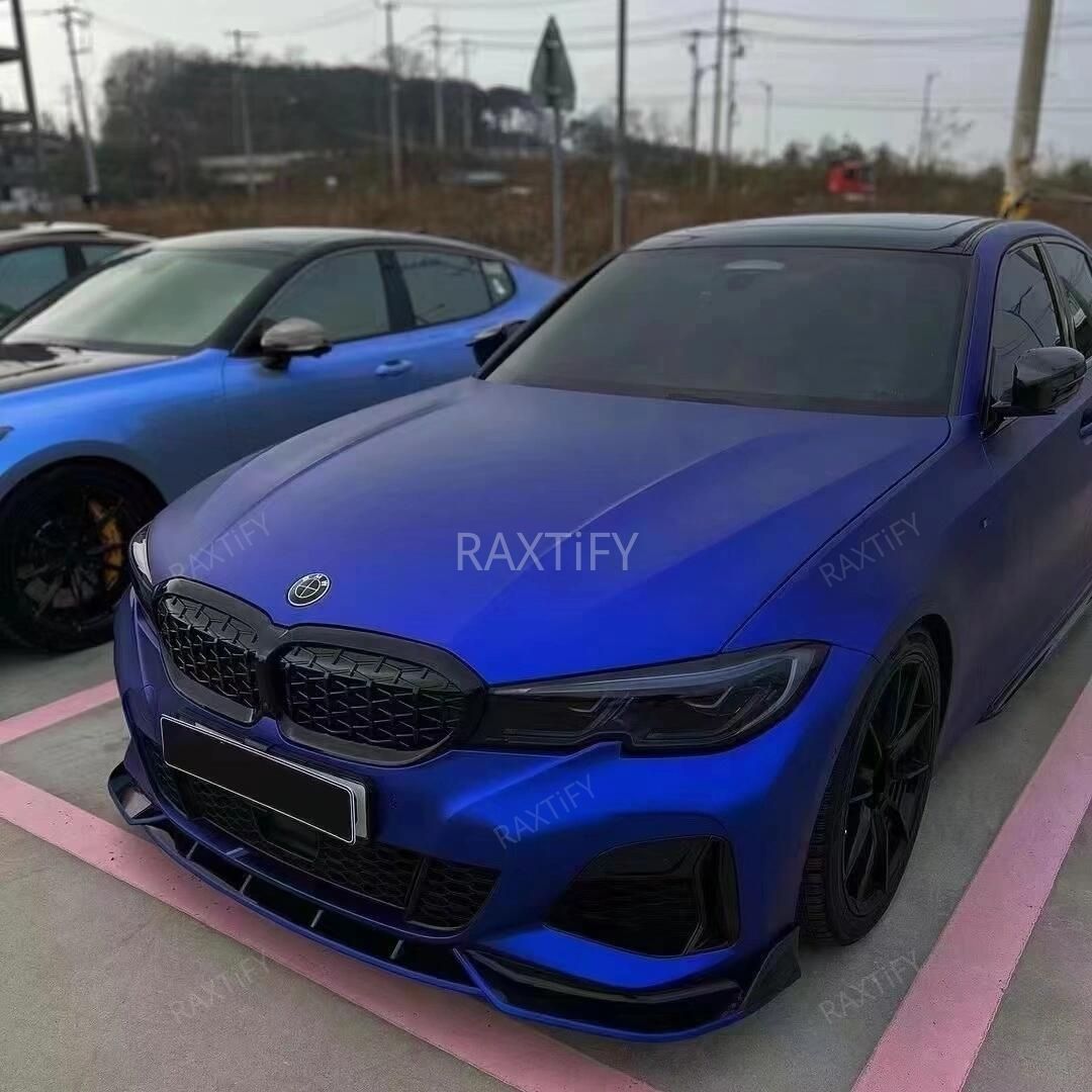 Matte Chrome Deep Blue Vinyl Wrap