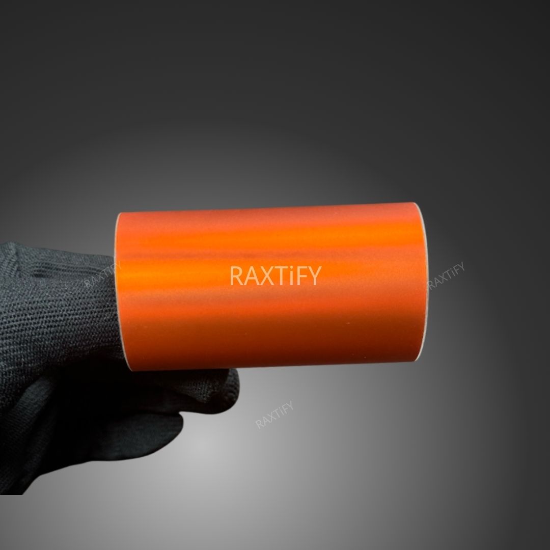 Matte Chrome Orange Car Wrap