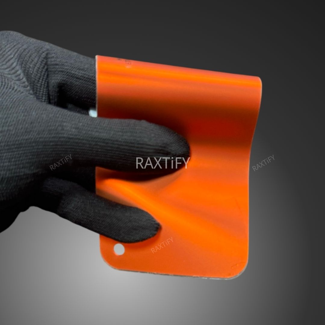 Matte Chrome Orange Car Wrap