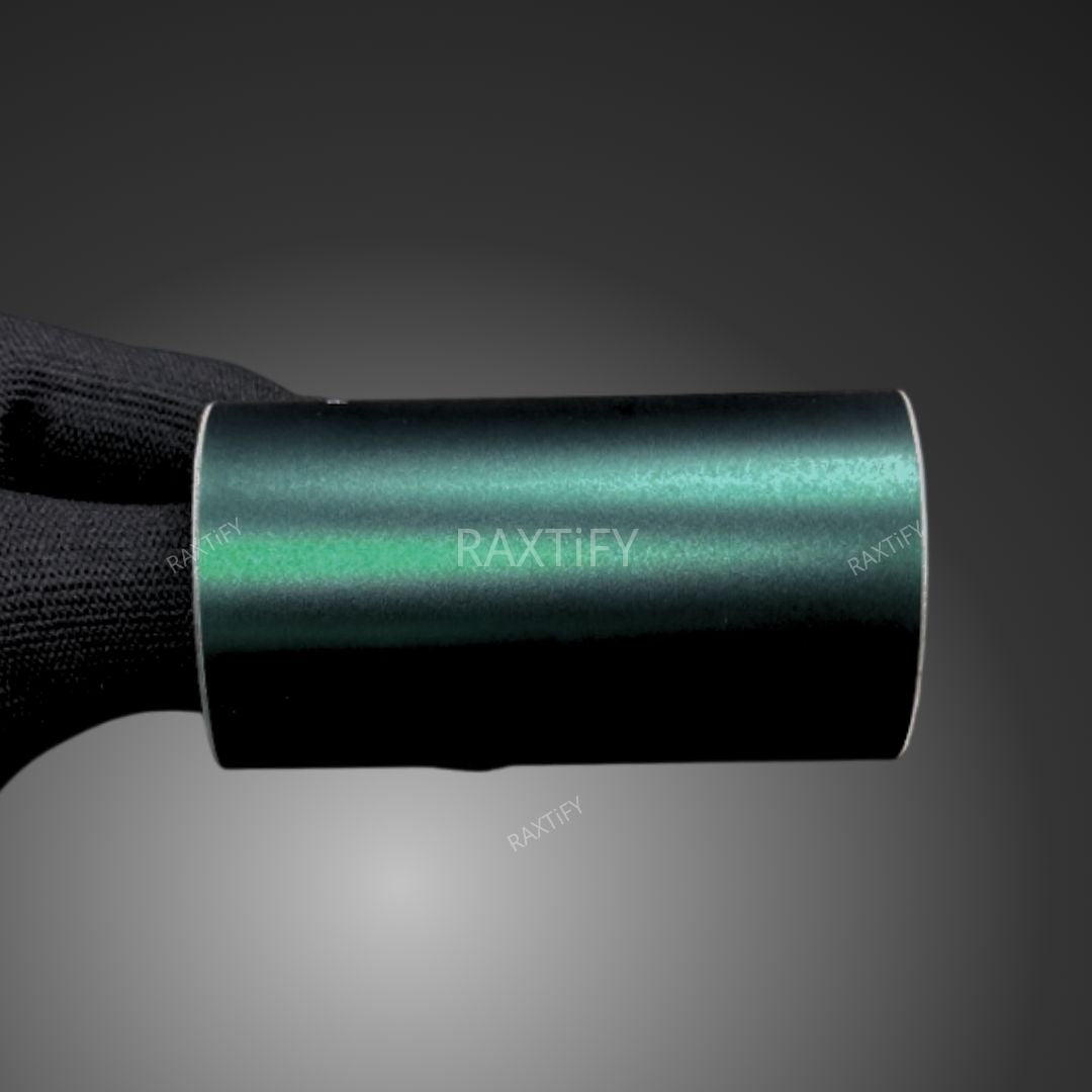 Matte Chrome Venom Green Car Wrap