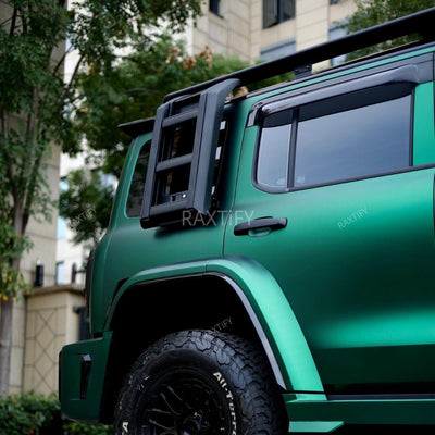 Matte Chrome Venom Green Car Wrap