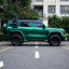 Matte Chrome Venom Green Car Wrap
