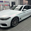 Matte Glitter White Pink Vinyl Wrap inside look