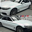 Matte Glitter White Pink Vinyl Wrap bmw