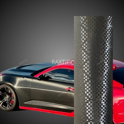 Matte Honeycomb Carbon Fiber Black Vinyl Wrap