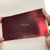 Matte Honeycomb Carbon Fiber Dark Red Vinyl Wrap