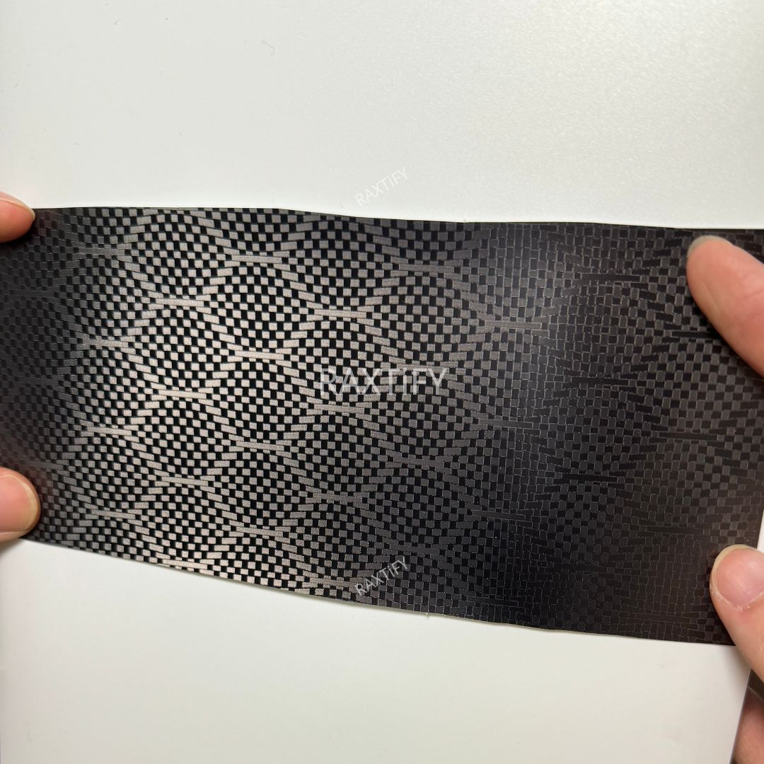 Matte Honeycomb Carbon Fiber Gray Vinyl Wrap