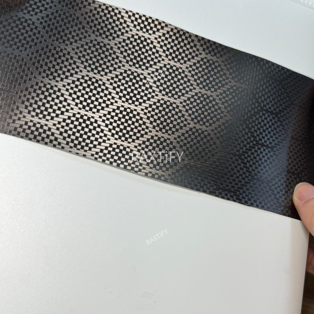 Matte Honeycomb Carbon Fiber Gray Vinyl Wrap