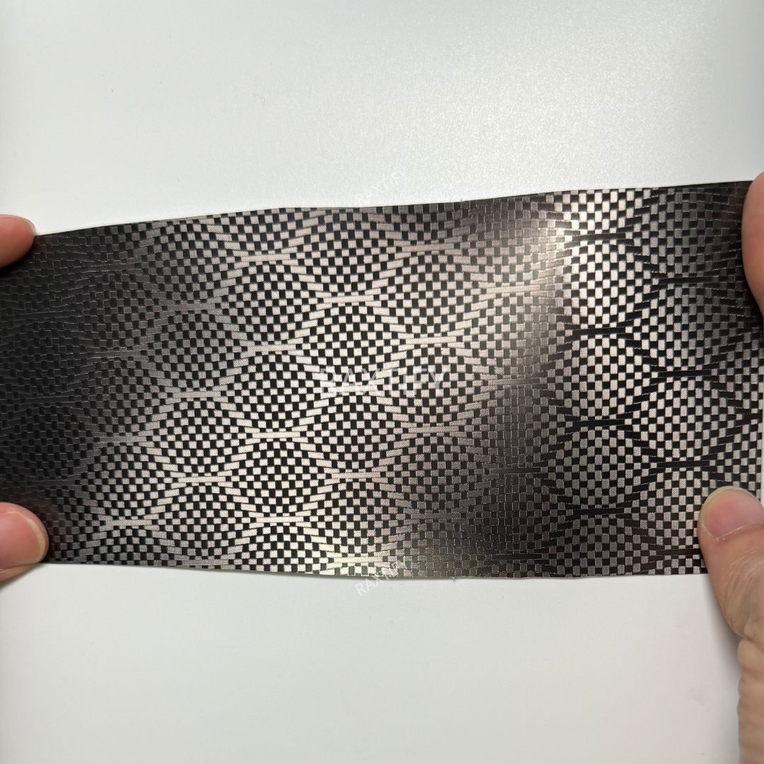 Matte Honeycomb Carbon Fiber Gray Vinyl Wrap