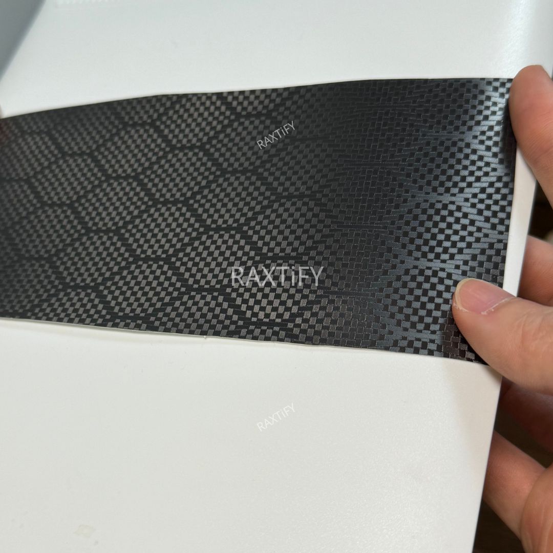 Matte Honeycomb Carbon Fiber Gray Vinyl Wrap