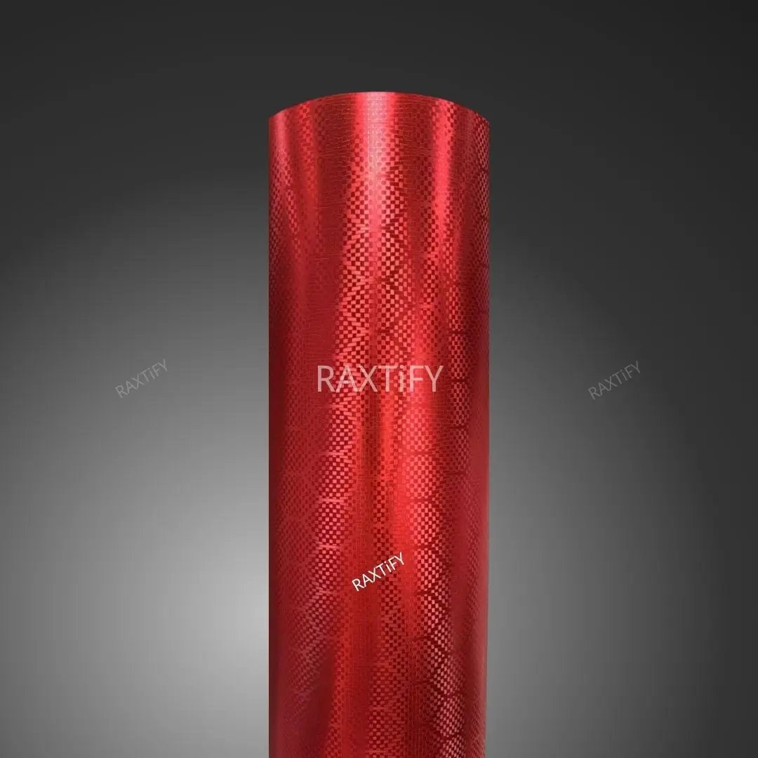 Matte Honeycomb Carbon Fiber Red Vinyl Wrap – RAXTiFY