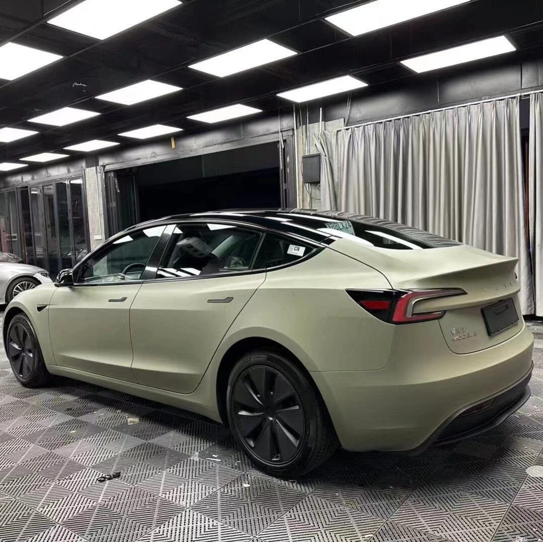 Matte Khaki Green Vinyl Wrap