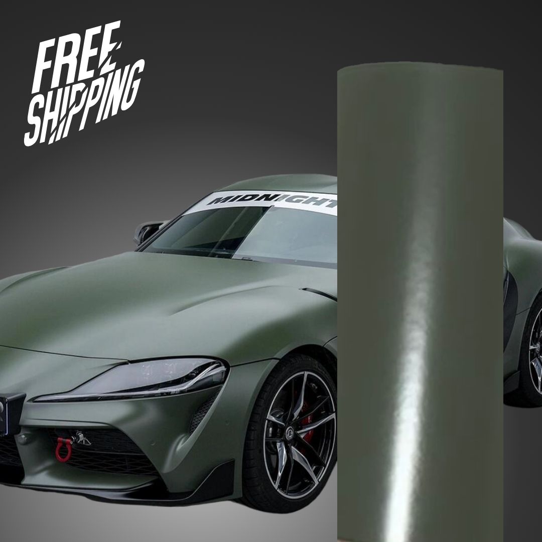 Matte Military Green Vinyl Wrap