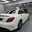 Matte Silk Creame White Car Wrap on door