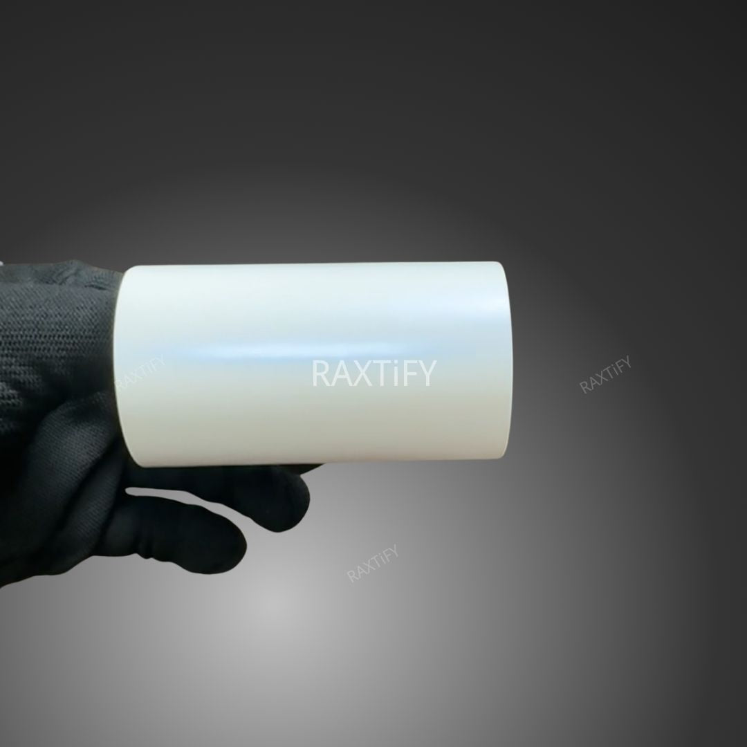 Matte Silk White Blue Car Wrap sample