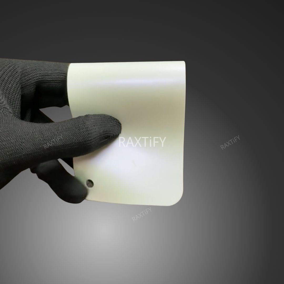 Matte Silk White Purple Car Wrap sample