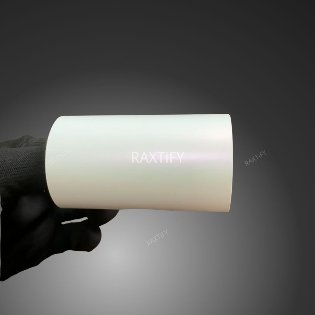 Matte Silk White Red Car Wrap sample card