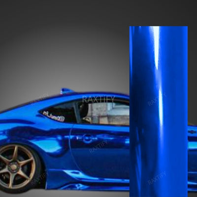 Mirror Chrome Blue Vinyl Wrap