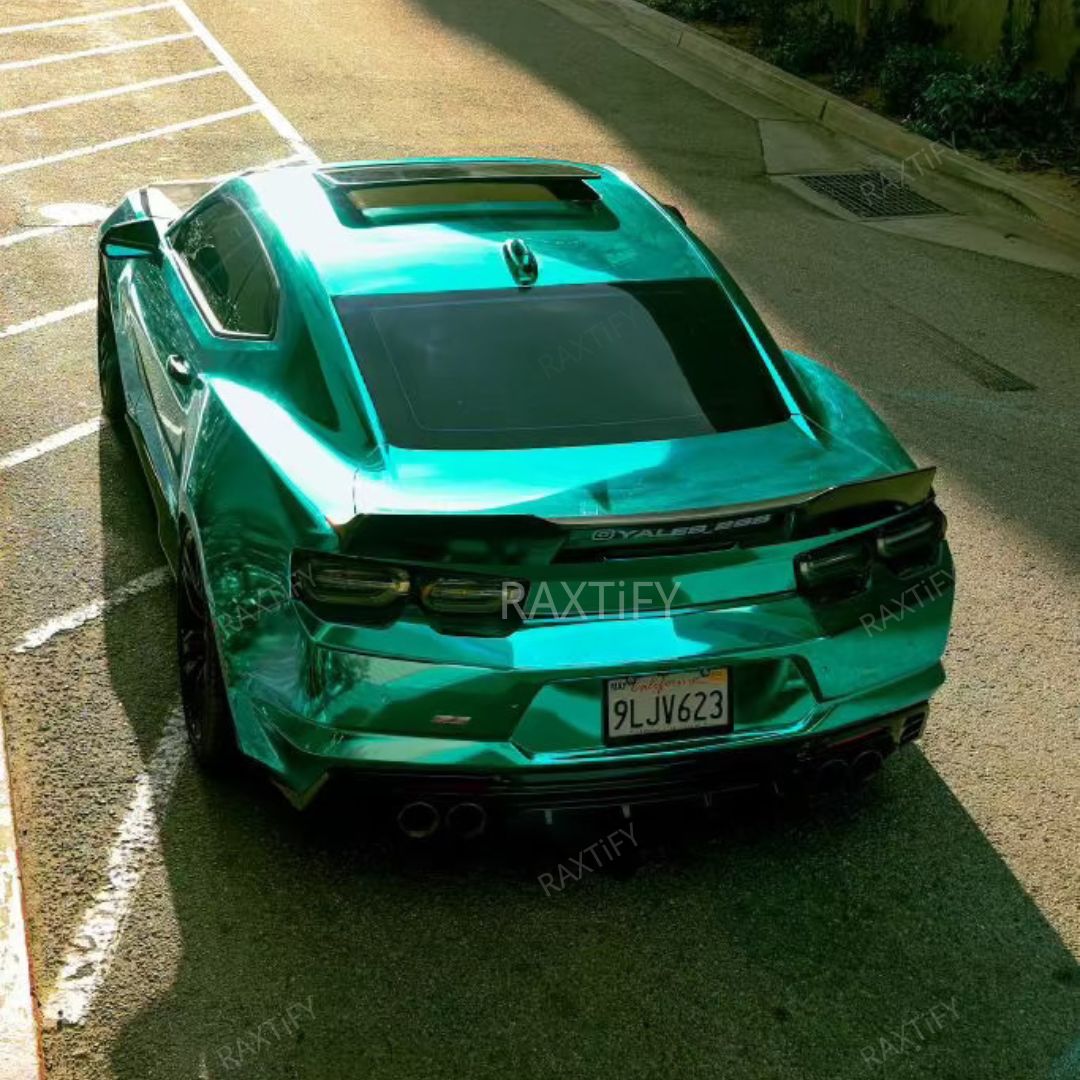 Mirror Chrome Green Vinyl Wrap Color