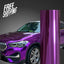 Mirror Chrome Purple Vinyl Wrap Car