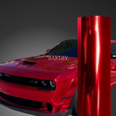 Mirror Chrome Red Vinyl Wrap