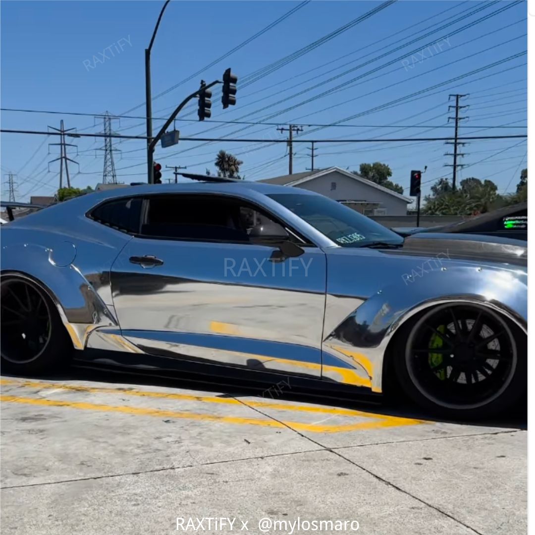 Mirror Chrome Silver Car Wrap