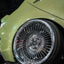 Mitsubishi in Gloss Diamond Pearl Light Khaki Green Vinyl Wrap