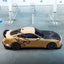 Gloss Concord Buff Vinyl Wrap mustang 