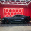 Gloss Metallic Blue Gray Vinyl Wrap on mustang side