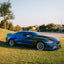 Mustang Mirror Chrome Blue Vinyl Wrap