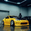Gloss Metallic Golden Yellow Vinyl Wrap nissan 370z