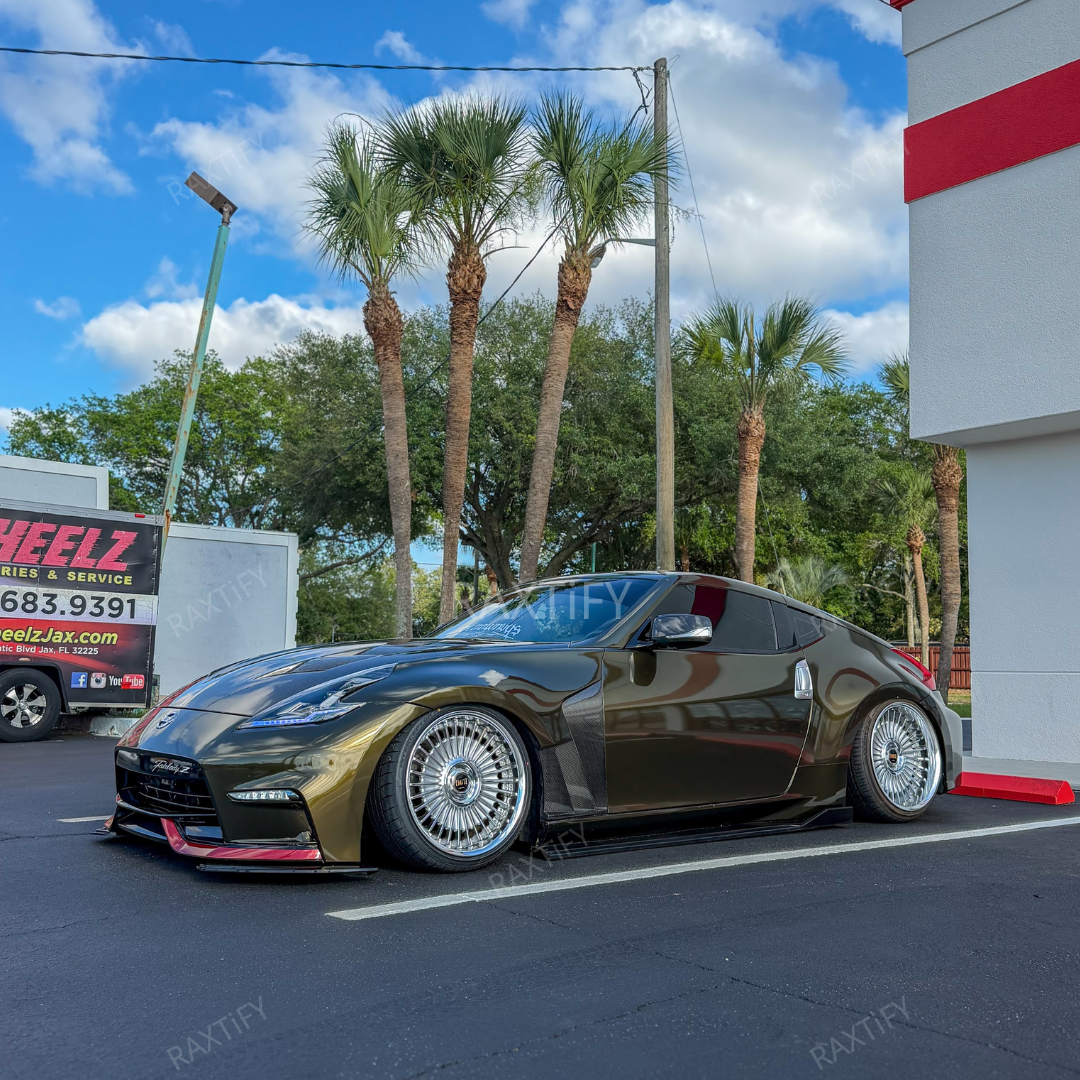 Nissan Gloss Metallic Midnight Gold Vinyl Wrap