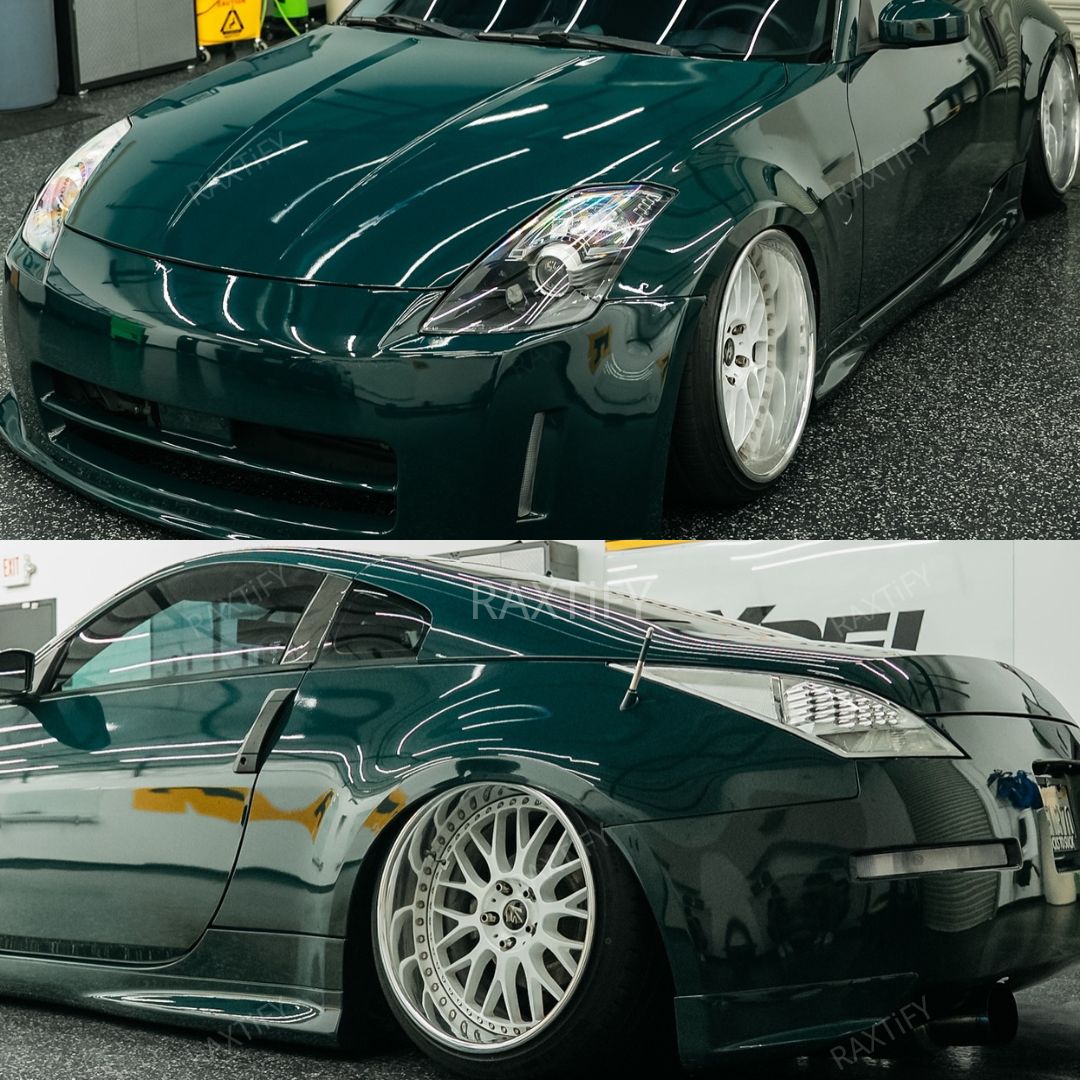 Gloss Metallic Midnight Green Car Wrap