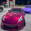 Nissan z Gloss Metallic Rose Red Vinyl Wrap