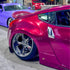Nissan z Gloss Metallic Rose Red Vinyl Wrap