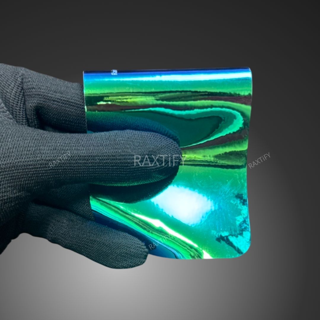 Opal Chrome Green Vinyl Wrap