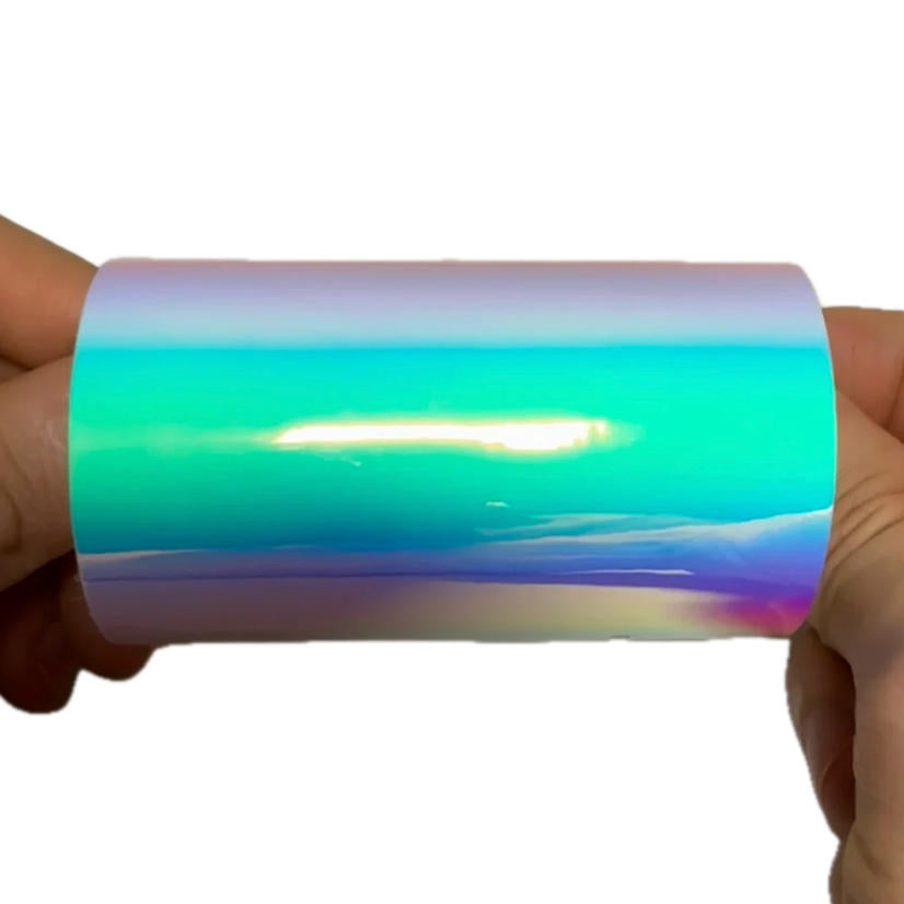 Opal Chrome White Vinyl Wrap sample