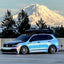 Opal Chrome White Vinyl Wrap vw car