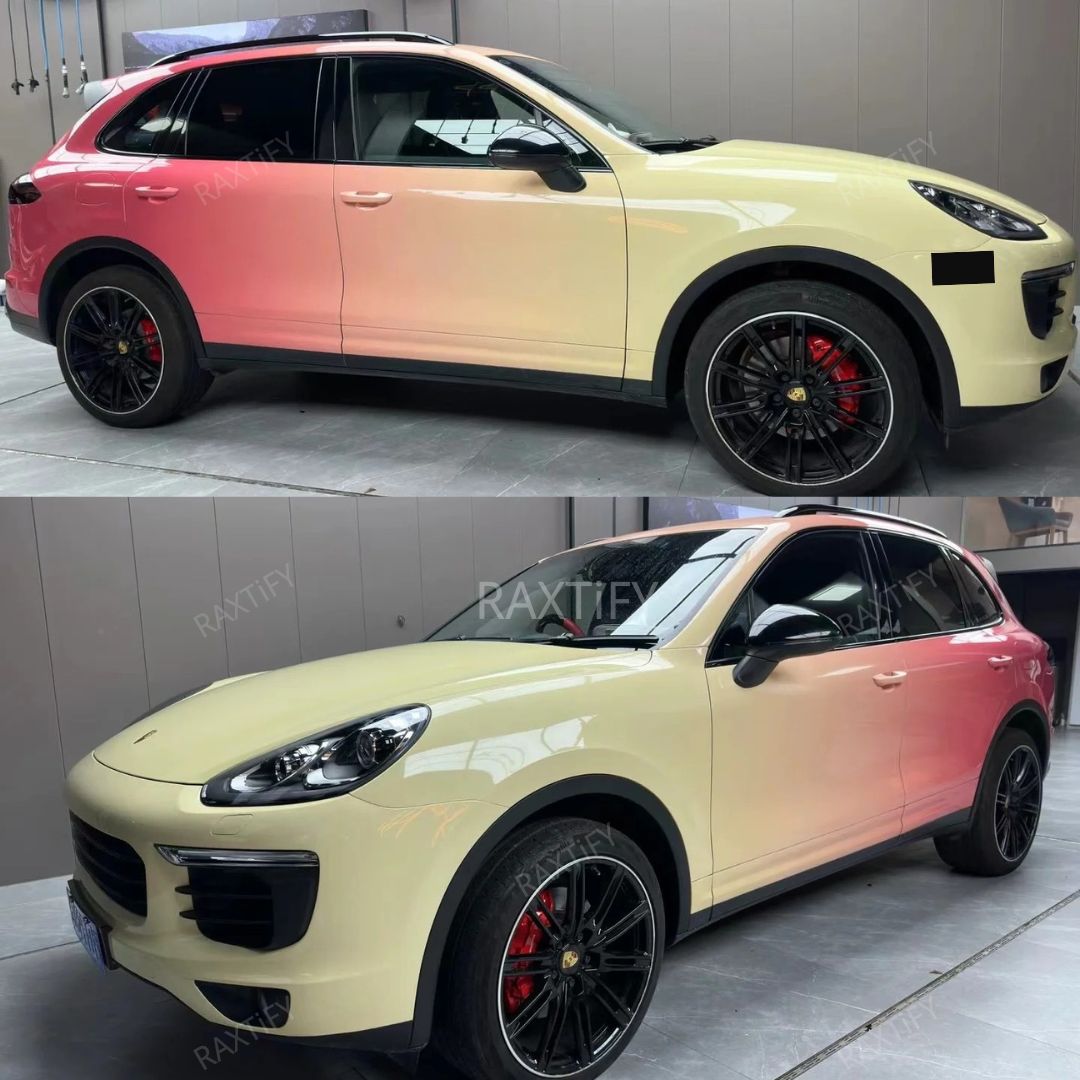 Porsche Custom Vinyl Wrap raxtify